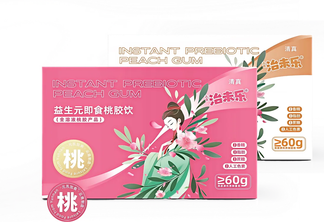 Zhiweile peach-gum product packs